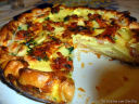 Ricetta salata: quiche con patate e pancetta