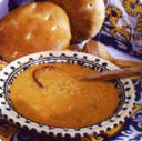 Chorba frick (Zuppa di grano spezzato) piatto tipico della cucina algerina.