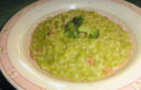 Risotto con broccoletti e pancetta