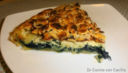 Torta salata alle erbette,gorgonzola e mandorle