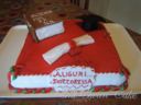 Torta di laurea in chimica industriale