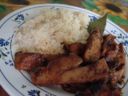 Couscous al limone e seitan-kebab