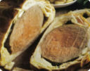 Carrè di maiale con mele e pancetta.