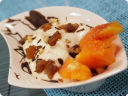 Mousse di castagne e cioccolato.