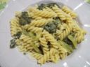Fusilli con borragine e formaggio Castelmagno