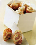 Rotolini di salmone.