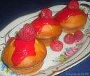 Dolcetti di ricotta ai lamponi