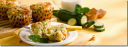 Piccoli cake salati con certosa, zucchine e menta fresca.