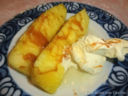Ricetta dolce con l’ananas: ananas al forno con gelato alla vaniglia