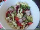 Insalata di ravanelli e cavolo cappuccio
