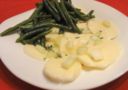 Ricette con la scamorza: carpaccio di scamorza con fagiolini