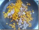 farfalle verdi con zucca e salsiccia