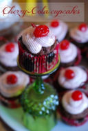 Cup-Cakes ci ho preso gusto!                        Questa volta ciliegie e Coca Cola!