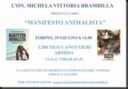L’On. M. V. Brambilla presenta a Torino il Manifesto Animalista il 2/06/2013