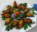 Cozze gratinate al forno con pomodoro