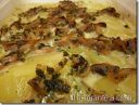 Teglia di patate,taleggio e champignon