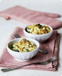 Maccheroncini con broccoletti ai formaggi.