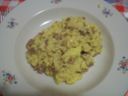 Risotto con pasta di salame e mela