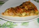Torta salata al prosciutto cotto, formaggio e zucchine