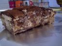 Mattonella dolce  di Elena con biscotti, ricotta, mascarpone e cioccolato