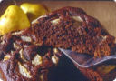 Torta di pere e cacao.