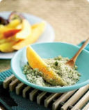 Melone e zucchero aromatizzato alla menta.