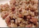 Risotto con la Salciccia Luganega