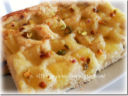 Focaccia con Ananas e Pistacchi