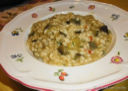 Risotto con melanzane e pomodorino