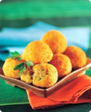 Arancini di riso al ragù di gamberetti