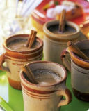 Hot chocolate con cannella.