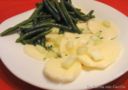 Carpaccio di scamorza con fagiolini