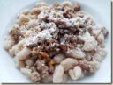 gnocchetti con pangrattato