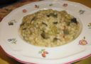 Risotto con melanzane e pomodorino
