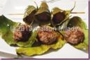 Polpettine in foglie di limone