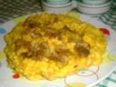 Risotto allo zafferano con i funghi