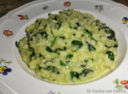 Risotto con spinaci e taleggio