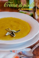 Crema di piselli e curcuma