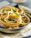 Bigoli alle sardine.