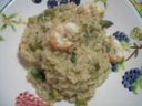 Risotto agli scampi e asparagi
