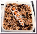 Insalata di ceci neri e farro