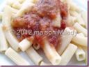 Maccheroni con la glassa.