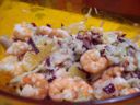 Insalata con code di gamberi e clementine