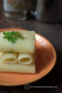 Tortiglioni piccanti con pecorino sardo e zenzero