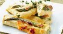 Cannelloni agli asparagi e montasio.