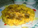 Risotto allo zafferano con i funghi