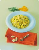 Risotto alle mandorle e arance.