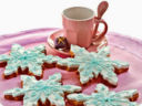 Biscotti cristalli di ghiaccio.