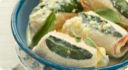 Fagottini di pollo in crema.