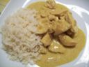 Ricetta petto di pollo al curry, yogurt e riso